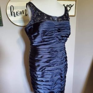 Cocktail dress navy sequined